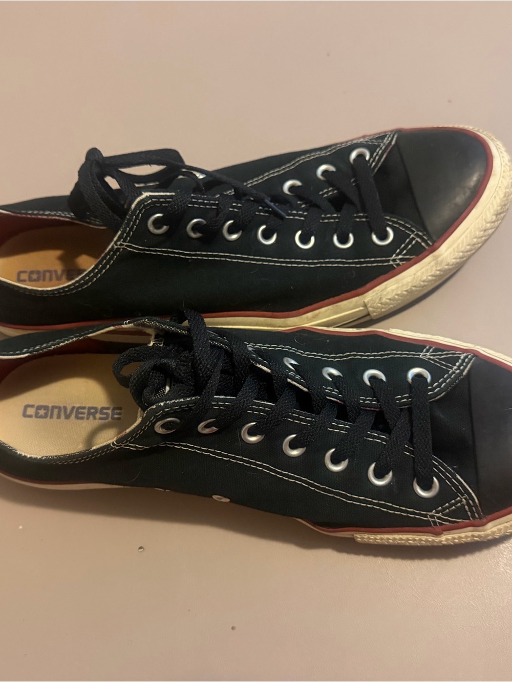 Converse Black Low Top Canvas Sneakers Converse Chuck Taylor All Star Low Tops